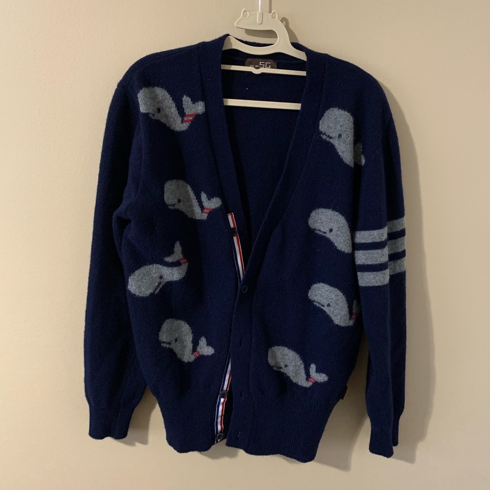 Navy blue CARDIGANS